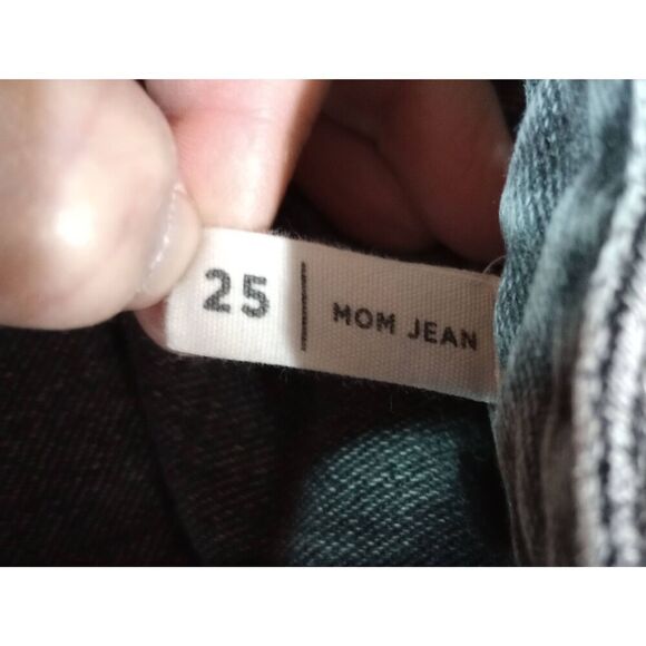 Pacsun Jeans Ladies 25 Mom‎ Jean Gray Thrashed - Picture 6 of 8